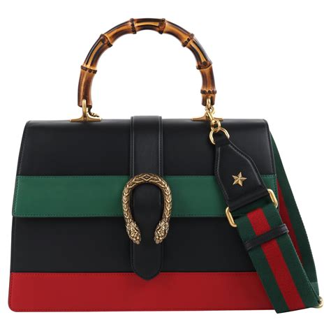 gucci red black and green handbag|Gucci shoulder bag red.